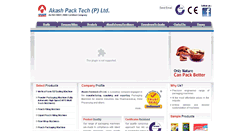 Desktop Screenshot of akashpack.com